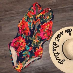 Sea Angel floral One Piece Swimsuit